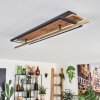 Cascada Plafoniera LED Ottone, Écru, Nero, 1-Luce