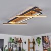 Cascada Plafoniera LED Ottone, Écru, Nero, 1-Luce