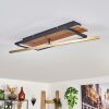 Cascada Plafoniera LED Ottone, Écru, Nero, 1-Luce