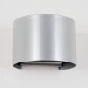 Tamarin Lampada da parete per esterno, Lampade Up & Down, Applique LED Argento, 1-Luce