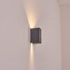 Hoods Lampada da parete per esterno, Lampade Up & Down, Applique LED Antracite, 1-Luce