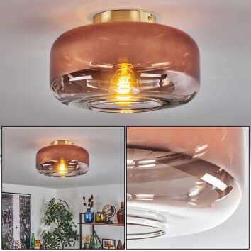 Boza Plafoniera Ottone, 1-Luce