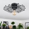 Cristelo Plafoniera Nero, 1-Luce