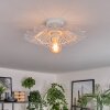 Cristelo Plafoniera Bianco, 1-Luce