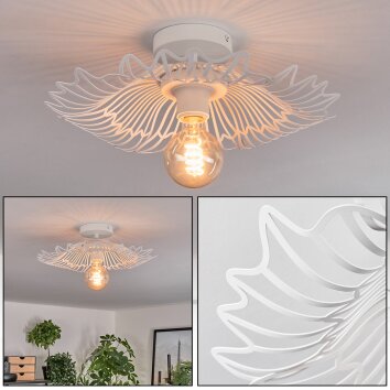 Cristelo Plafoniera Bianco, 1-Luce