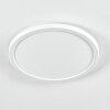 Endrup Plafoniera LED Bianco, 1-Luce