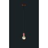 Trio-Leuchten Cord Lampada a Sospensione Ramato, 1-Luce