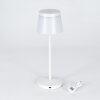 Algeraz Lampada da tavolo per esterno, Lampada da tavolo LED Bianco, 1-Luce