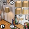 Belece Lampada da tavolo per esterno, Lampada da tavolo LED Beige, 1-Luce