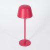 Asen Lampada da tavolo per esterno, Lampada da tavolo LED Fucsia, 1-Luce