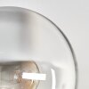 Gastor Plafoniera, Lampada a sfera Cromo, Grigio fumo, 6-Luci