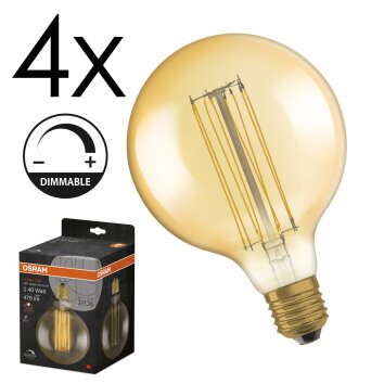 E27 LED 5.8 Watt Bianco caldo dimmerabile 470 Lumen