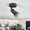 Medelim Plafoniera, Faretto da soffitto Nero, 1-Luce