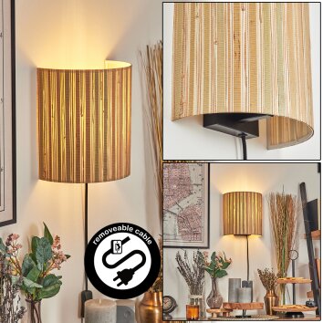 Viadores Lampade Up & Down, Applique Nero, 1-Luce