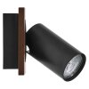 Illuminazione Ledvance Spot Plafoniera LED Aspetto del legno, Nero, 1-Luce