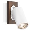 Illuminazione Ledvance Spot Plafoniera LED Aspetto del legno, Bianco, 1-Luce