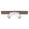 Illuminazione Ledvance Spot Plafoniera LED Aspetto del legno, Bianco, 2-Luci