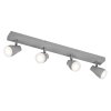 Illuminazione Ledvance Spot Plafoniera LED Grigio, 4-Luci