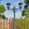 Loria Illuminazione esterna, Lampione multibraccia, Illuminazione viale Verde, Nero, 2-Luci