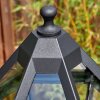 Falfosa Illuminazione esterna, Lampione multibraccia, Illuminazione viale Nero, 3-Luci