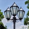 Falfosa Illuminazione esterna, Lampione multibraccia, Illuminazione viale Nero, 3-Luci