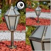 Falfosa Illuminazione esterna, Lampada con piedistallo, Illuminazione viale Nero, 1-Luce