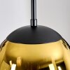 Gastor Lampadario a sospensione, Lampada a sfera 20 cm Oro, Chiaro, 1-Luce