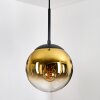 Gastor Lampadario a sospensione, Lampada a sfera 20 cm Oro, Chiaro, 1-Luce