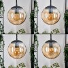 Gastor Lampadario a sospensione, Lampada a sfera 30 cm Ambrato, 3-Luci