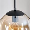 Gastor Lampadario a sospensione, Lampada a sfera 25 cm Ambrato, Chiaro, 1-Luce