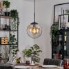 Gastor Lampadario a sospensione, Lampada a sfera 25 cm Ambrato, Chiaro, 1-Luce