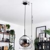 Gastor Lampadario a sospensione, Lampada a sfera 30 cm Grigio fumo, 1-Luce