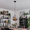 Gastor Lampadario a sospensione, Lampada a sfera 30 cm Grigio fumo, 1-Luce