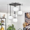 Gastor Plafoniera, Lampada a sfera Bianco, 5-Luci