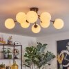 Gastor Plafoniera, Lampada a sfera 87 cm Bianco, 8-Luci