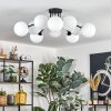 Gastor Plafoniera, Lampada a sfera 83 cm Bianco, 10-Luci