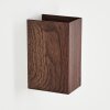 Woods Lampada da parete per esterno, Lampade Up & Down LED Aspetto del legno, Nero, 1-Luce