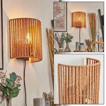 Colmeal Lampade Up & Down, Applique Nero, 1-Luce