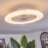 Benasal Plafoniera, Lampada con ventilatore Bianco, 1-Luce, Telecomando