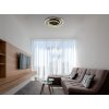 Illuminazione Globo Lighting Maika Plafoniera LED Nero, 1-Luce