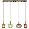 Illuminazione Globo Lighting NORMY Lampadario a sospensione Ottone, 4-Luci