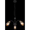 Illuminazione Globo Lighting GERLY Lampadario a sospensione Nero, 3-Luci