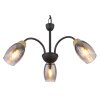 Illuminazione Globo Lighting GERLY Lampadario a sospensione Nero, 3-Luci