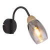 Illuminazione Globo Lighting GERLY Applique Nero, 1-Luce