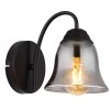 Illuminazione Globo Lighting GONNY Applique Nero, 1-Luce