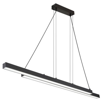 Illuminazione Globo Lighting GREKKIE Lampadario a sospensione LED Nero, 1-Luce, Telecomando