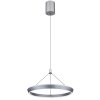 Illuminazione Globo Lighting FERRA Lampadario a sospensione LED Grigio, 1-Luce