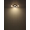 Illuminazione Globo Lighting Alia Lampada con ventilatore LED Nero, 1-Luce, Telecomando