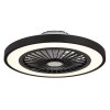 Illuminazione Globo Lighting Blizzak Lampada con ventilatore LED Nero, 1-Luce, Telecomando