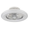 Illuminazione Globo Lighting Corusso Lampada con ventilatore LED Cromo, 1-Luce, Telecomando